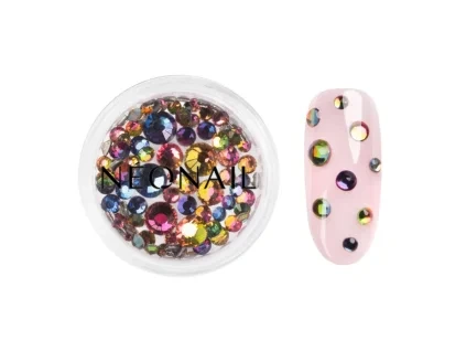 3d nail art barevne kaminky