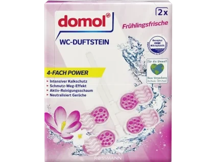 Domol WC čisticí blok Jarní vůně 2 × 48 g