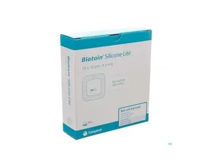 biatain silicone lite pansement 10 x 10 cm 10