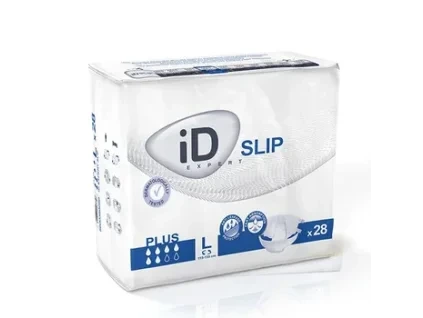 iD Slip Plus plenkové kalhotky s lepítky Large 28 ks