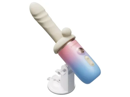 Lovense Spinel 3v1 přirážející vibrátor s aplikací bílý