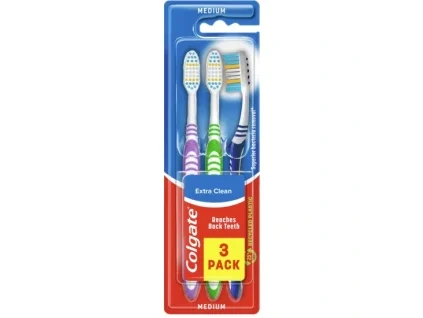 895034 colgate extra clean mediun zubni kartacky 3 pack