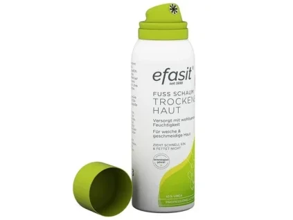EFASIT pěna na nohy se 10 % urey pro suchou pokožku 125 ml