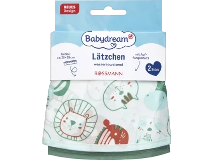 Babydream nepromokavý dětský bryndák 2 ks