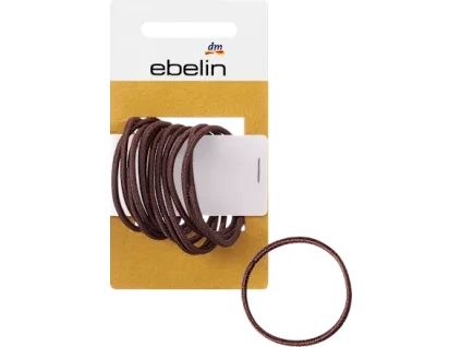 ebelin haargummis duenn braun