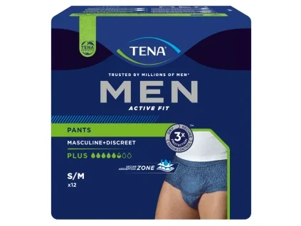 tena men active fit pants plus l