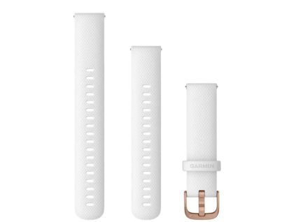 garmin quickrelease 18 mm bily prezka rose gold