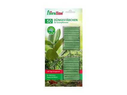 Mēslojums zaļajiem augiem nūjiņās Floraline Dungestabchen fur Grunpflanzen 50gb 7009016