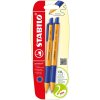 stabilo druck kugelschreiber pointball blau 2er set stabilo pointball