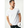 JACK & JONES JacBasic Crew II – 2PACK bílé (L)