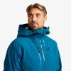 RevolutionRace Pánská bunda Cyclone 3L Shell Blue Opal/Imperial Blue velikost M