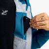 RevolutionRace Pánská bunda Cyclone 3L Shell Blue Opal/Imperial Blue velikost M