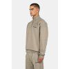 Pegador Logo Oversized Half Zip Bavlněný svetr Washed Flint Grey L