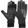 ride hi vis windproof winter glove black large