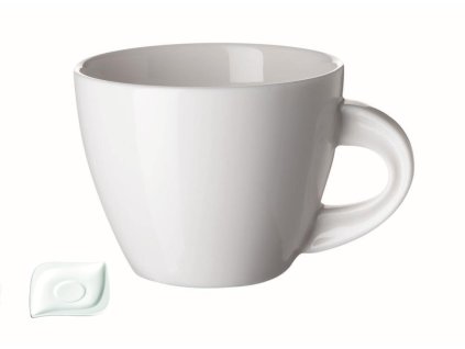 Set porcelánový espresso šálek s talířkem 4x80ml