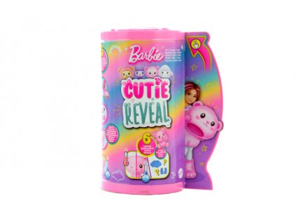 Barbie Cutie Reveal Chelsea pastelová edice - medvěd HKR19