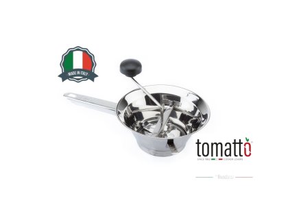 Pasírovací strojek nerez s planžetami ¤24cm TOMATTO