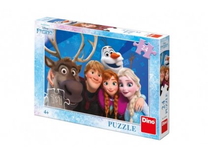 Puzzle Ledové království/Frozen Selfie 24 dílků 26x18cm v krabici 27,5x19x4cm