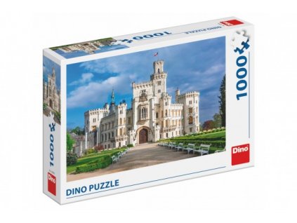 Puzzle Zámek Hluboká 66x47cm 1000 dílků v krabici 32x23x7cm