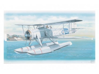 Model Fairey Swordfish Mk.2 26,4x29cm v krabici 34x19x5,5cm