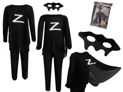 Kostým Zorro velikost S 95-110cm