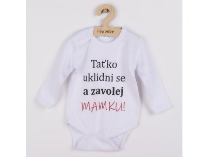 Body s potiskem New Baby a zavolej MAMKU!