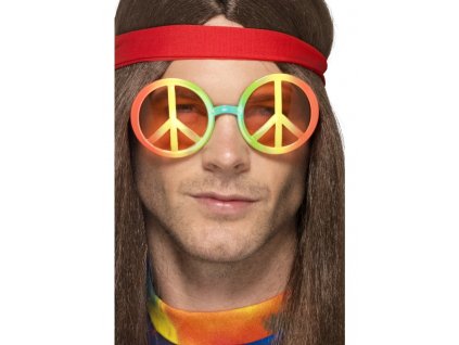 Brýle hippie, duhové