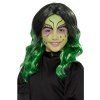 Dětská paruka Čarodějnice zelená