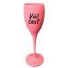 Nerozbitný plastový pohár na prosecco - Vlastný text - Champagne 155 ml