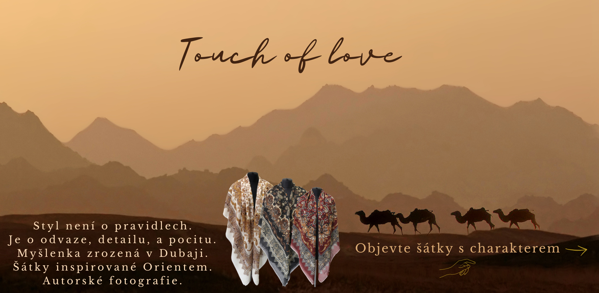 Dámské šátky inspirované Orientem – kolekce Al Shalla