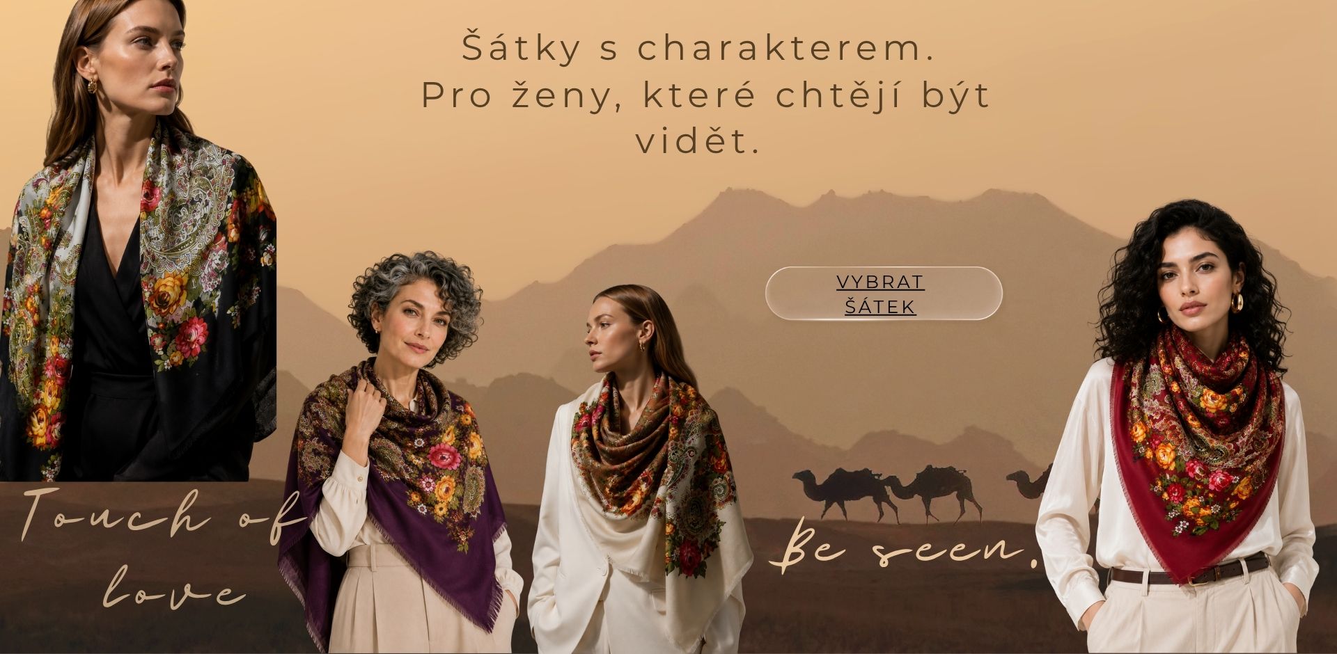 Dámské šátky inspirované Orientem – kolekce Al Shalla