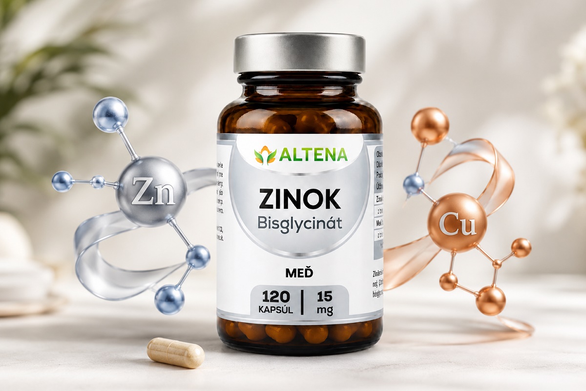 Zinok a meď v kombinácii v produkte ALTENA