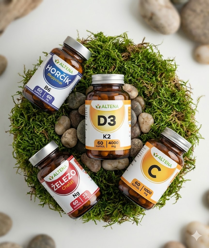 ALTENA výživové doplnky v skle