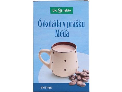 Čokoláda v prášku Méďa 150g bio Bionebio