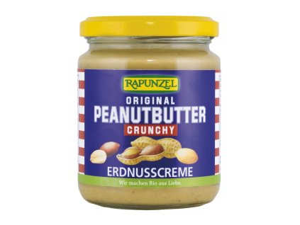 Pomazánka arašidová chrumkavá 250g bio Rapunzel