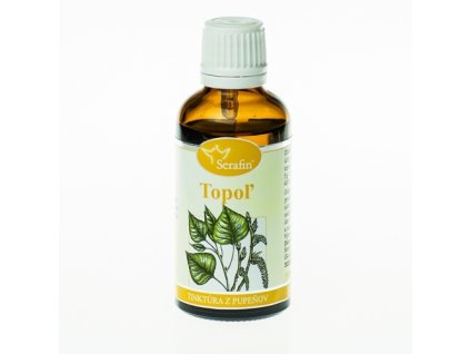 Tinktúra z pupeňov Topoľ 50ml Serafin