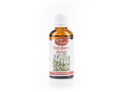 Tinktúra zo zmesi z pupeňov Pečeňový detox 50ml Serafin