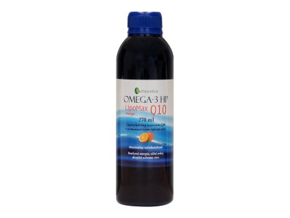 Rybí olej Omega3 HP Lipomax Q10 pomaranč 270ml Nutraceutica