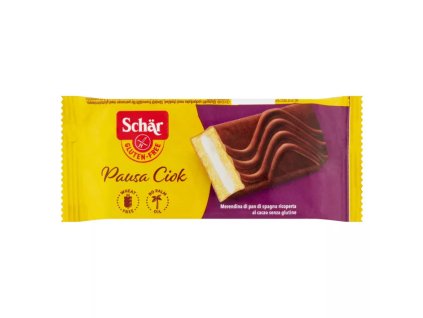 Piškótové rezy s mliečnou náplňou v čokoláde Pausa Ciok 35g Schär