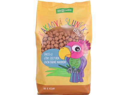Kakaové slniečka ryžové 200g BIO Bionebio