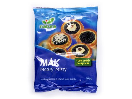 Mak modrý mletý 200g Natura Hustopeče