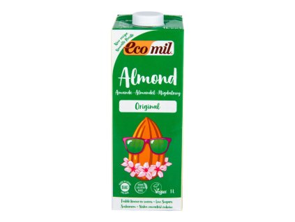 Nápoj mandľový s agávovým sirupom original 1l bio Ecomil
