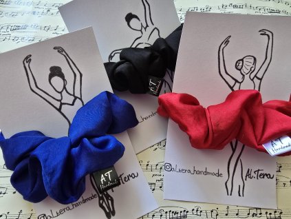 gumičky z umělého hedvábí