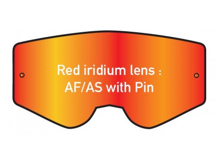 nahradny iridiovy cerveny zornik kenny track track iridium red lens v