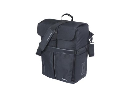 bocna taska na zadny nosic bicykla s mik hook systemom a kapacitou 15l basil move mik hook v