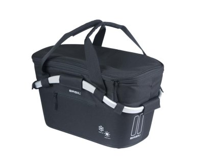 kosik na zadny nosic bicykla s izolaciou a mik systemom basil classic carry all mik v