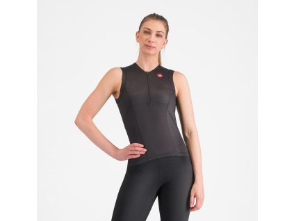 Castelli 25095 FREE SPEED 3 W TOP (Veľkosť XS, Farba 010 čierna)