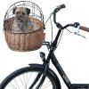 kosik pre domace zvieratka na bicykel predny basil pluto xl v