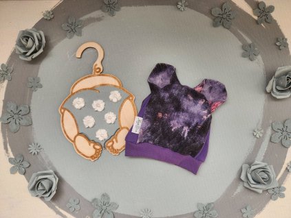 Catty Ears sapka - Purple Forest - 12-18 hó