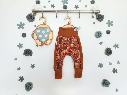 GrowLegs Hordozós Nadrág - Őszi mackók- 62-80